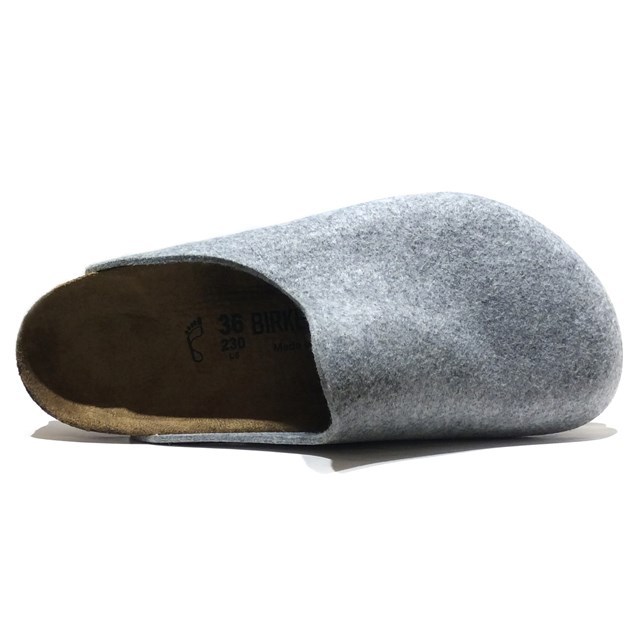 BIRKENSTOCK ビルケンシュトック メンズ レディース サンダル AMSTERDAM アムステルダム FELT フェルト LIGHT GREY ライトグレー GC559111 [ウールフェルト/ソックス/